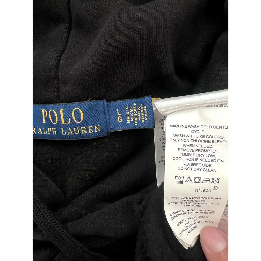 Polo Ralph Lauren Cowboy Ranch Bear Hoodie size Large